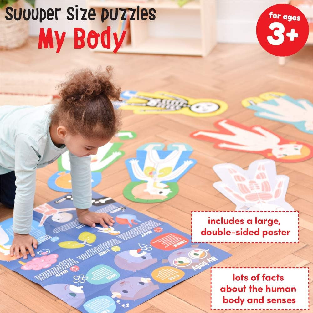 6 Puzzles Gigantes El Cuerpo Humano - Banana Panda