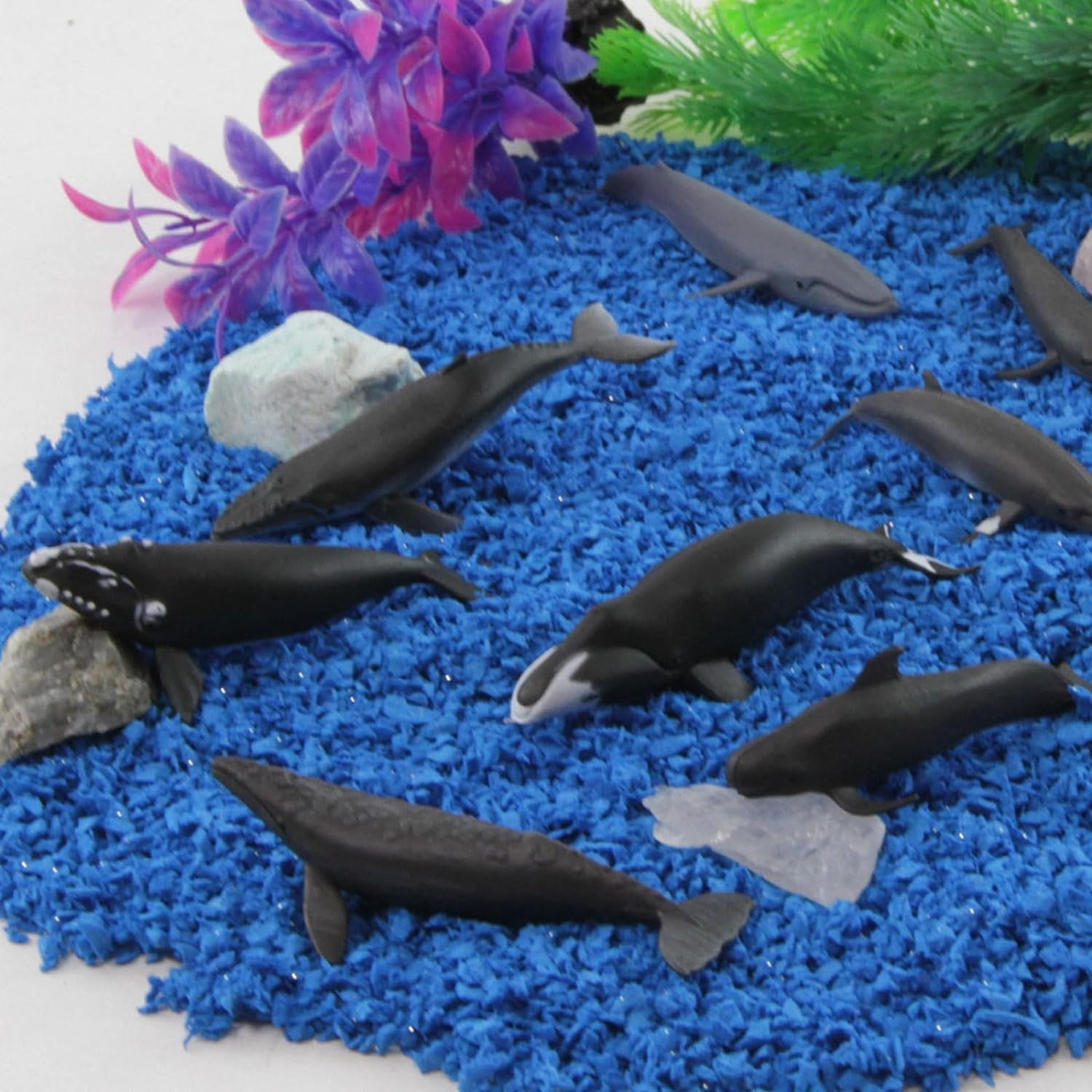 Tubo Figuras de Ballenas - Safari Toobs Ballenas Miniaturas - Safari LTD
