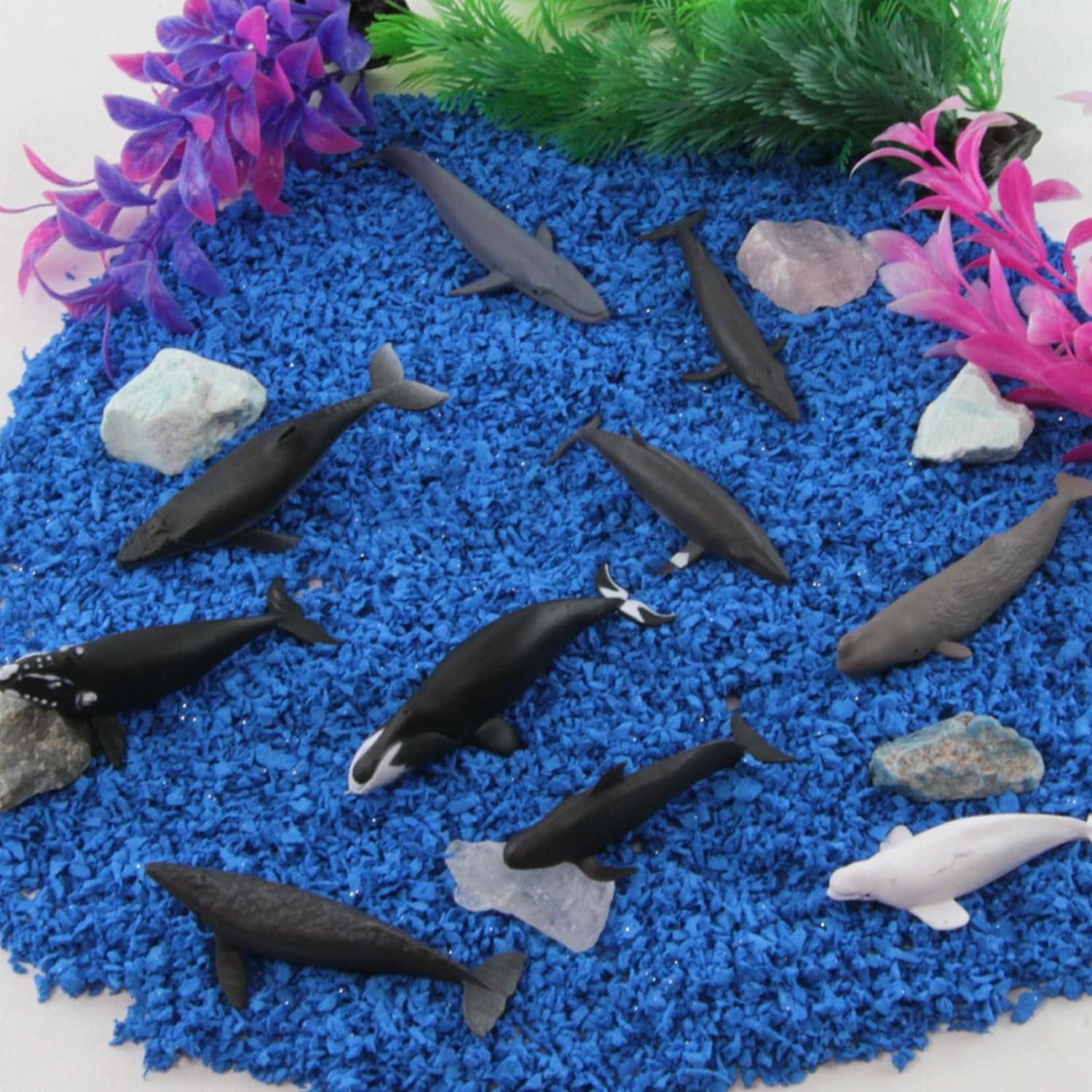 Tubo Figuras de Ballenas - Safari Toobs Ballenas Miniaturas - Safari LTD