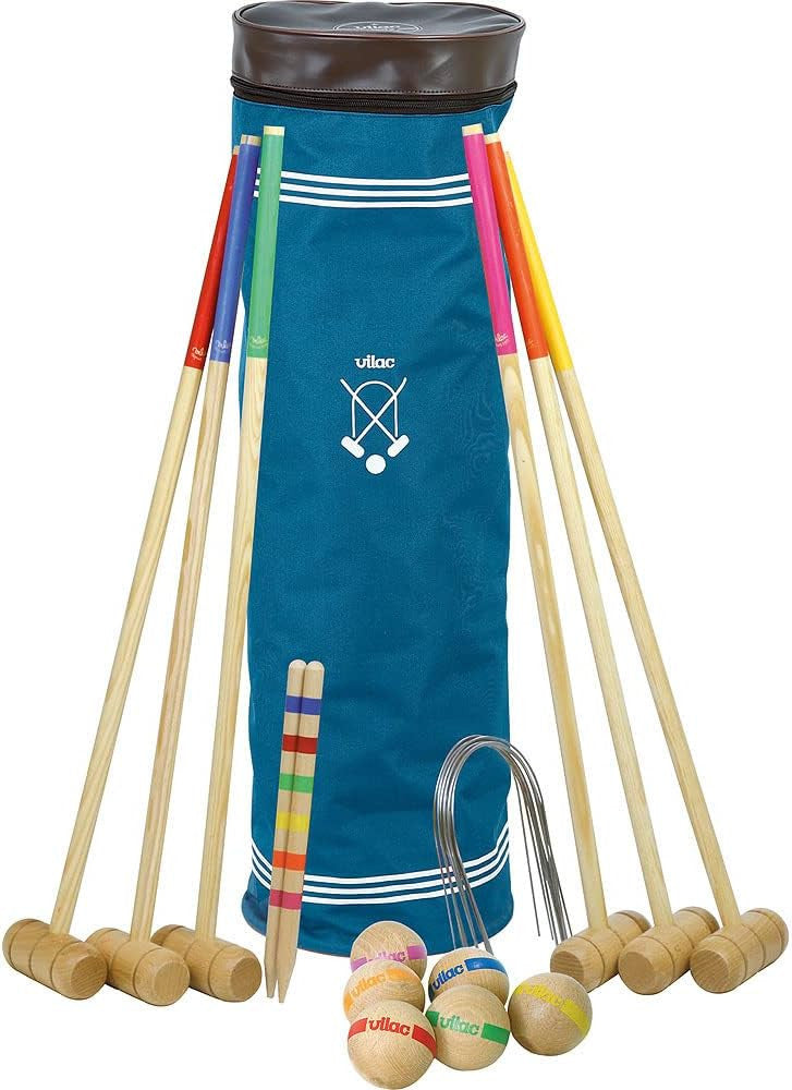 Juego de Croquet Senior para 6 Jugadores con Bolsa - Vilac 4093