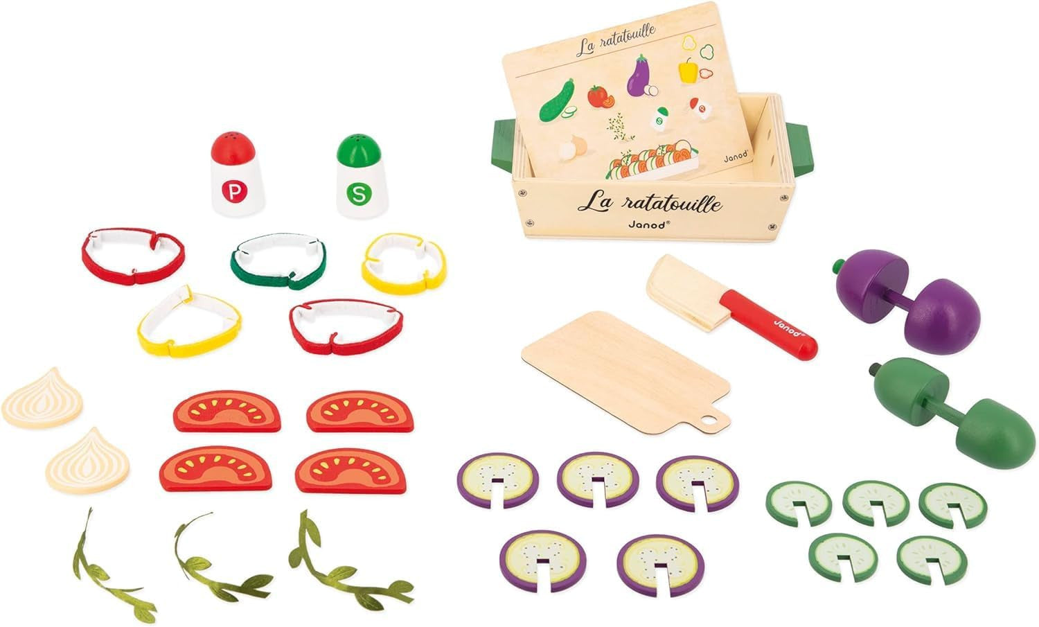 Accesorios de Cocina - Set Ratatouille - Janod J06626