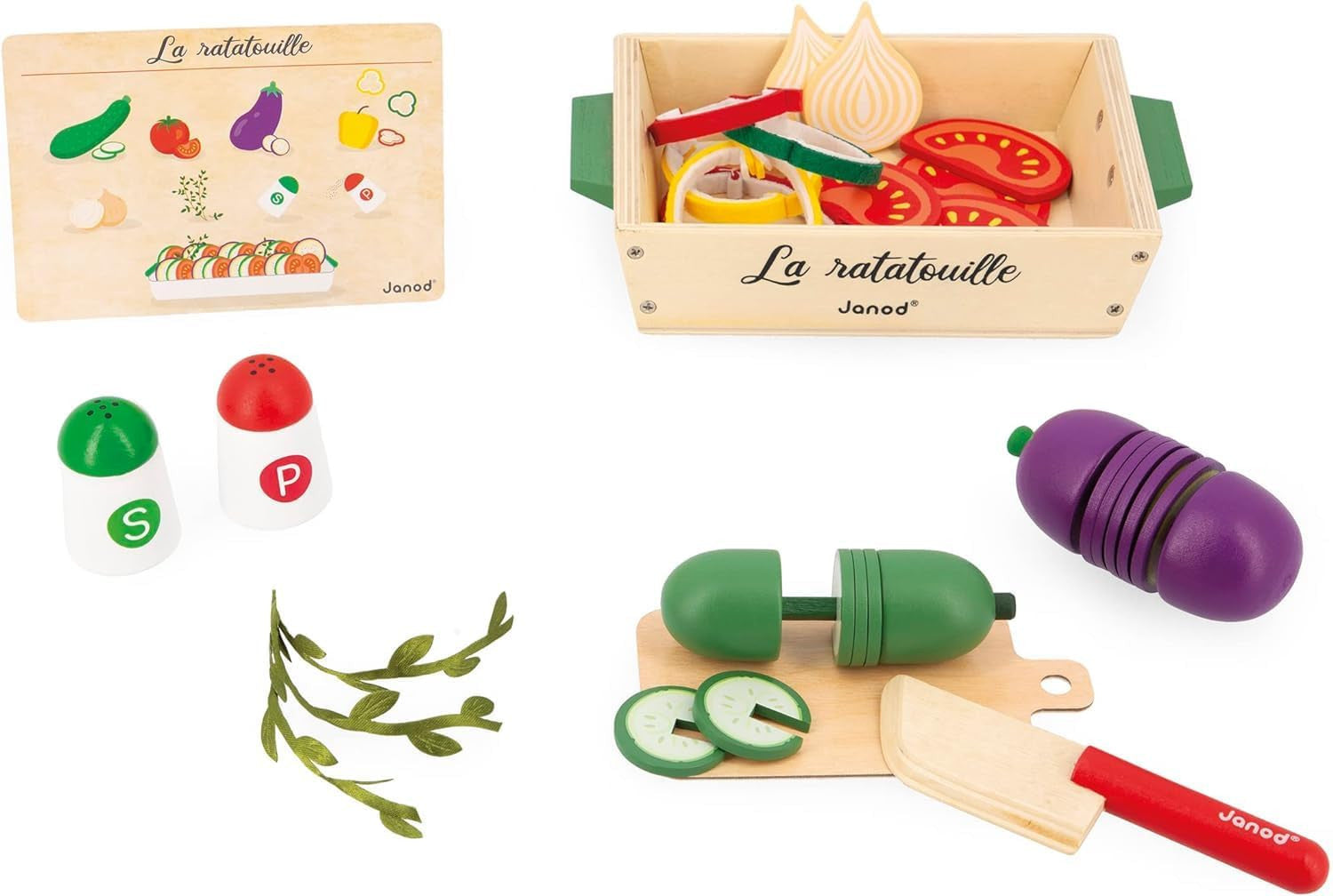Accesorios de Cocina - Set Ratatouille - Janod J06626