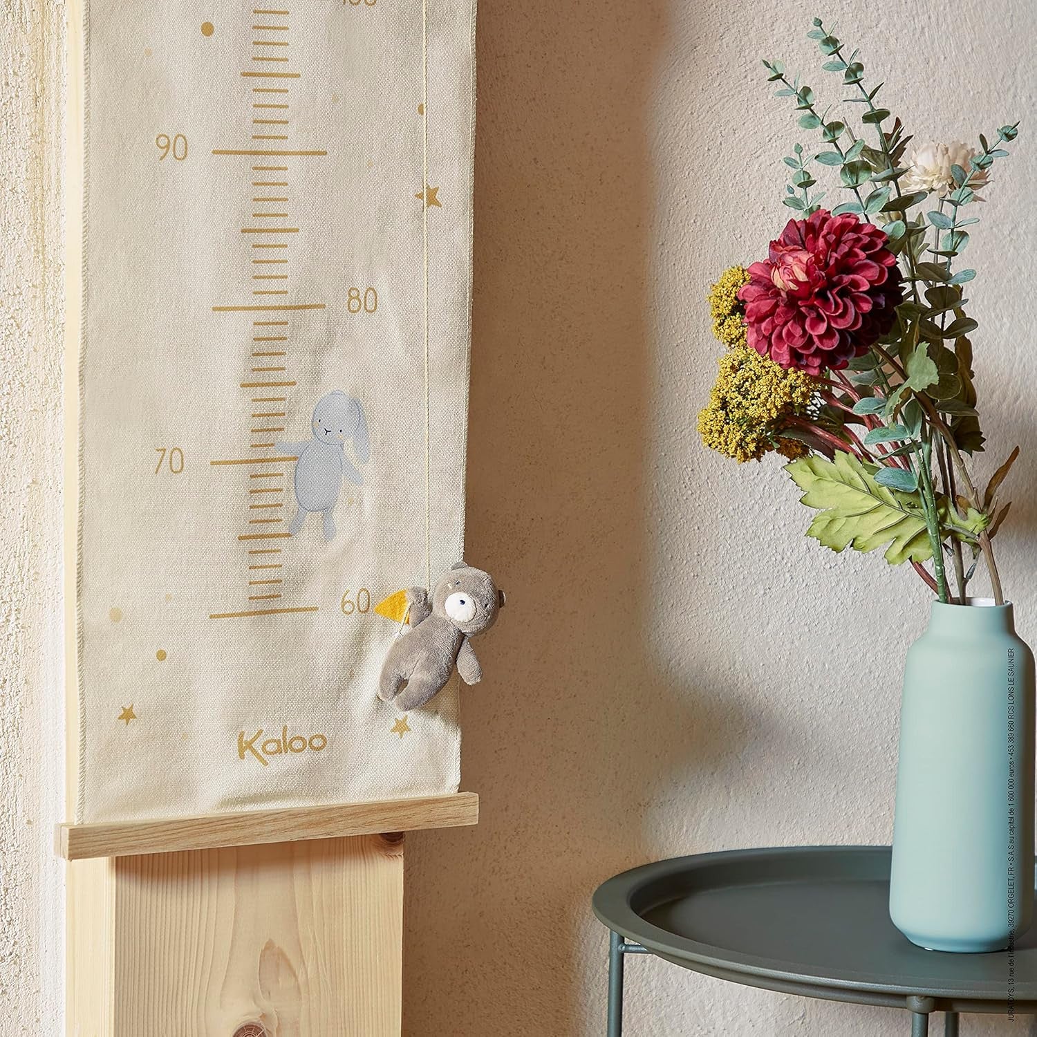 Medidor de pared para medir la altura de los bebés - kaloo k220003