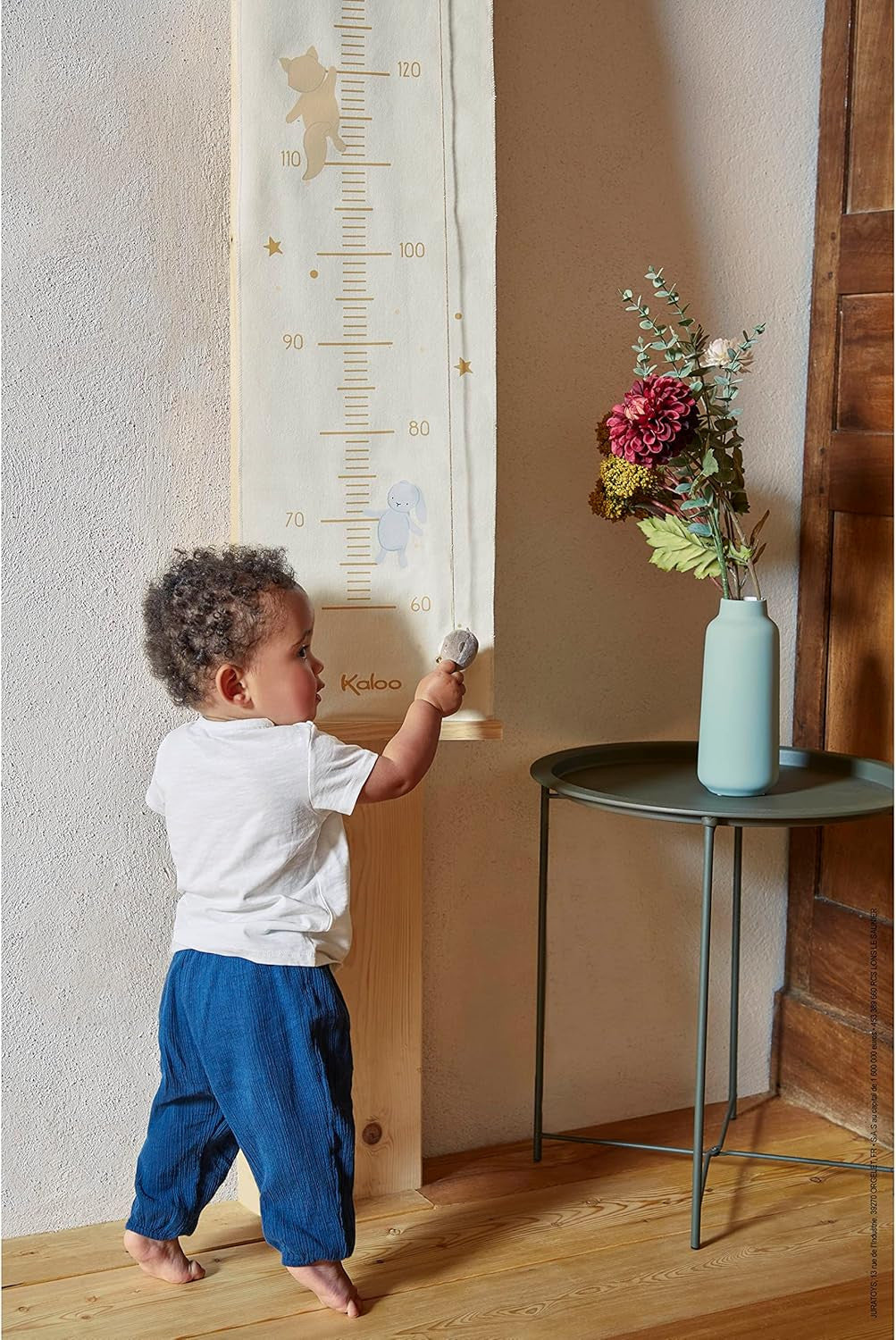 Medidor de pared para medir la altura de los bebés - kaloo k220003