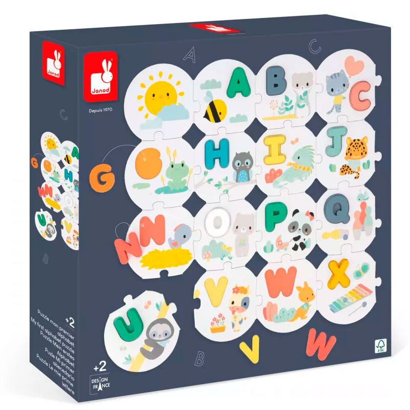 Puzzle Mi Primer Abecedario - 28 piezas - Janod J08045