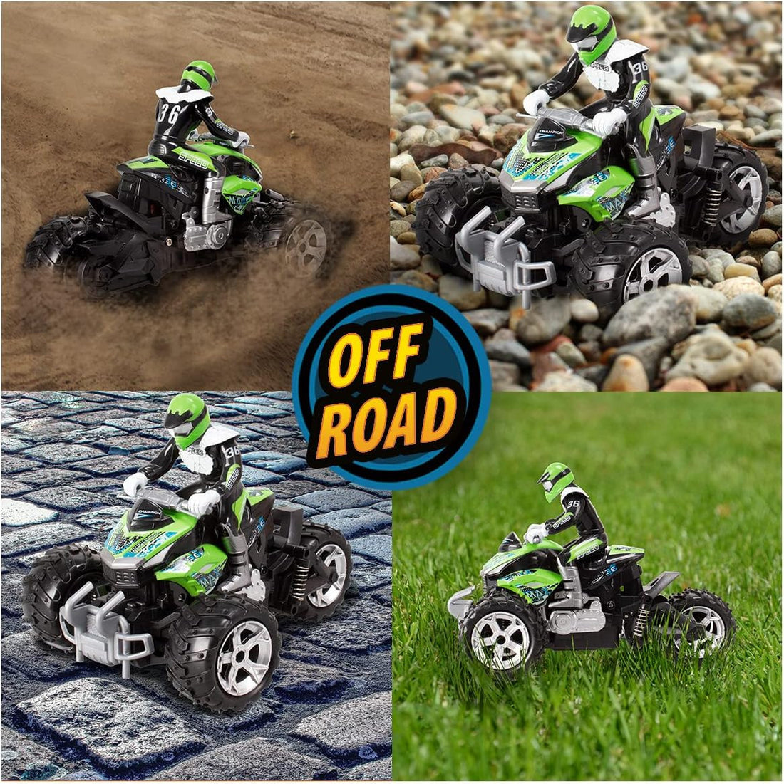 Desert Squad - Quad Teledirigido para Niños - World Brands