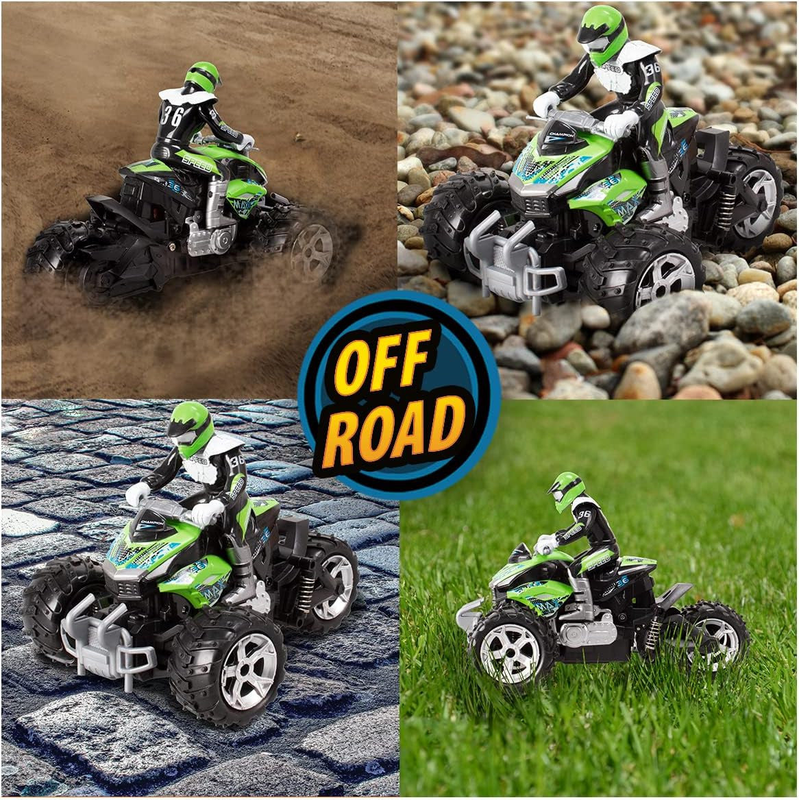 Desert Squad - Quad Teledirigido para Niños - World Brands