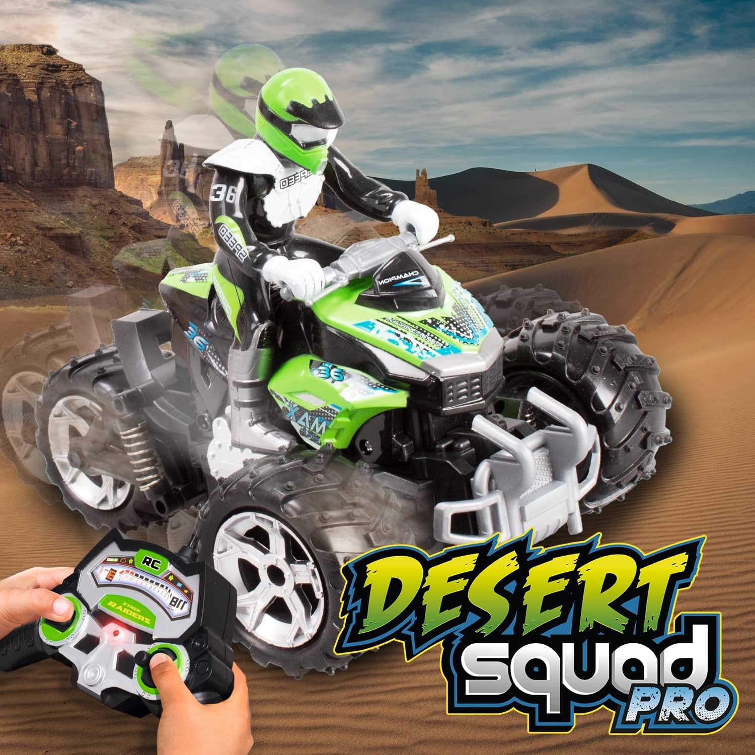 Desert Squad - Quad Teledirigido para Niños - World Brands