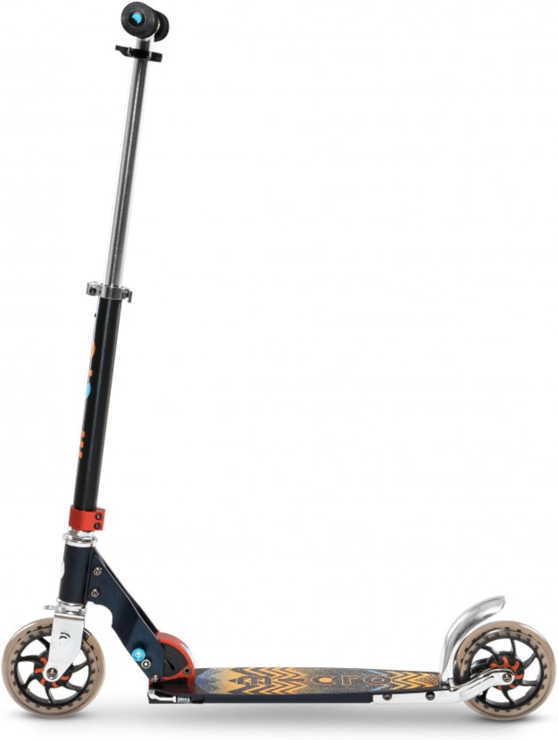 Patinete micro speed negro azteca - scooter plegable 2 ruedas - micro sa0121