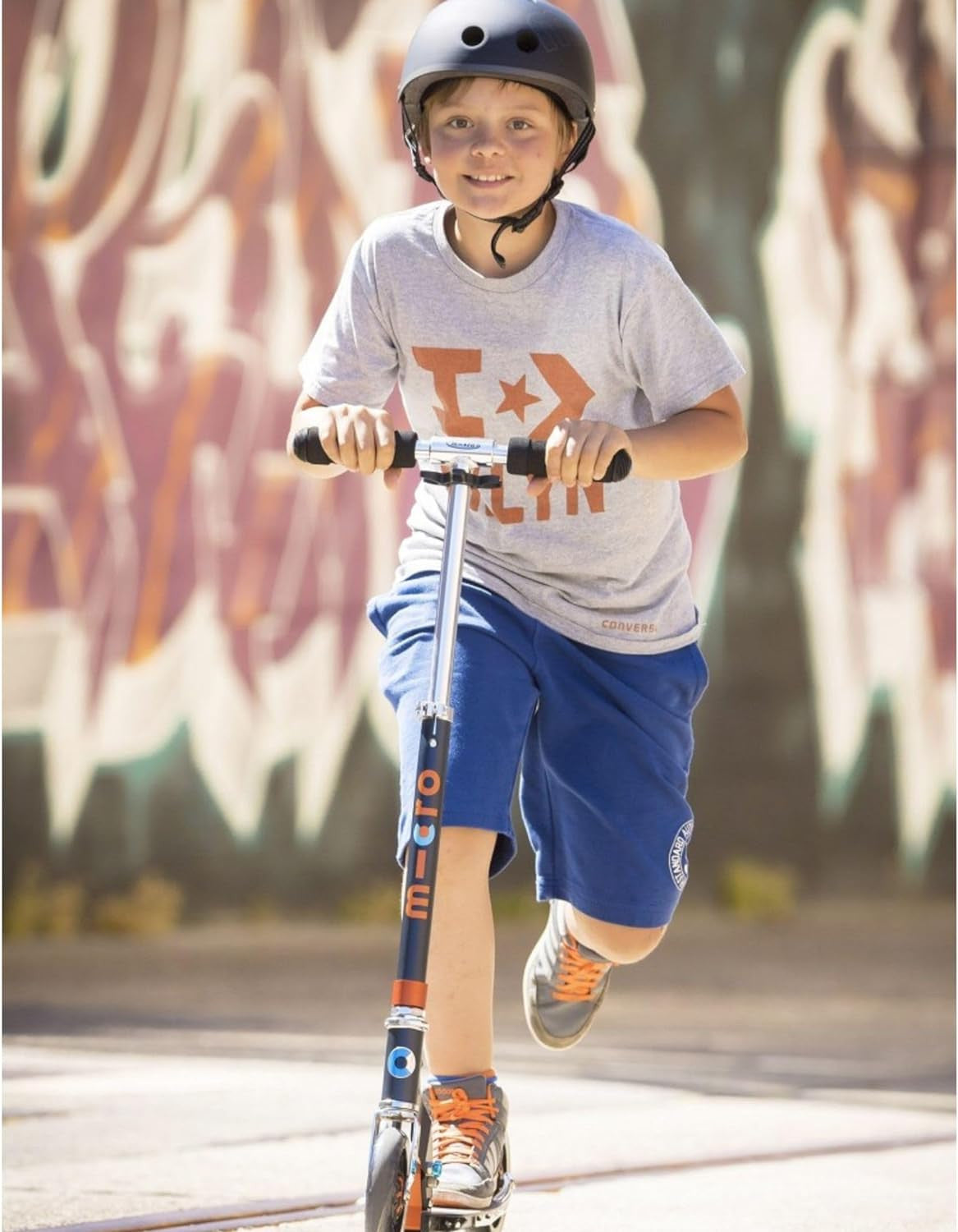 Patinete micro speed negro azteca - scooter plegable 2 ruedas - micro sa0121