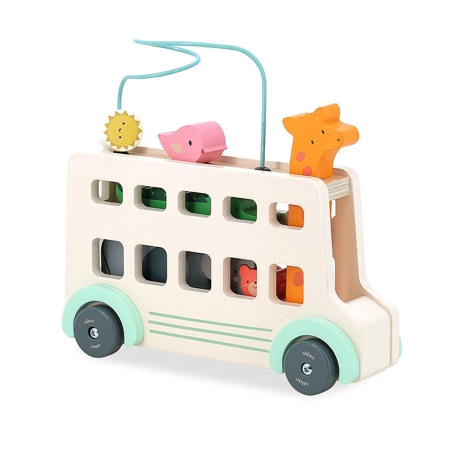 Juego de Motricidad - Bus Animo Sarah Betz - Autobús de madera - Vilac 7106