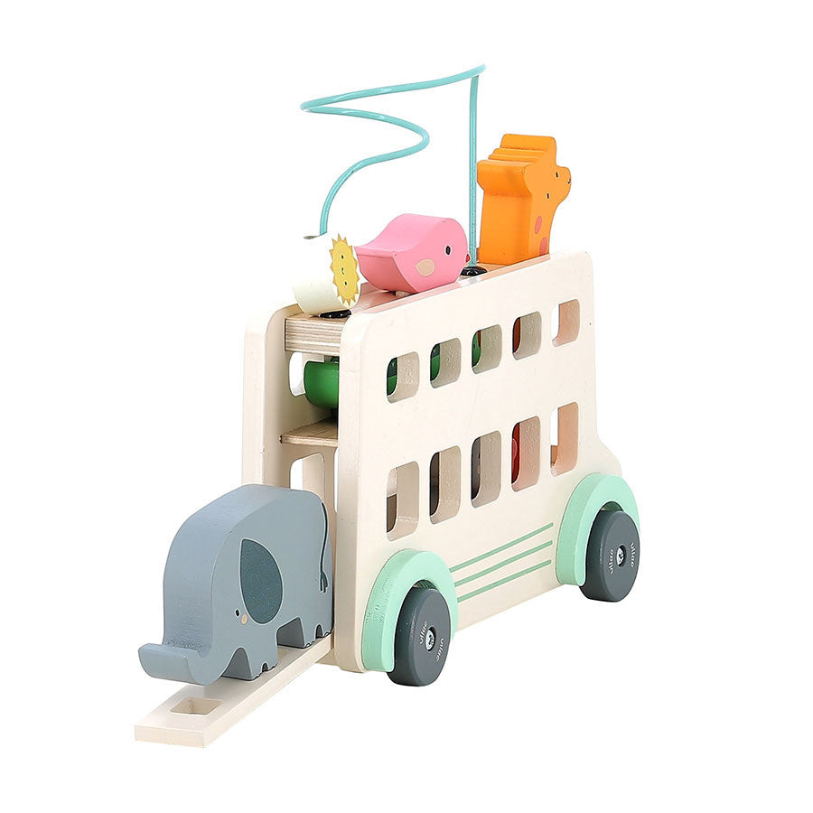 Juego de Motricidad - Bus Animo Sarah Betz - Autobús de madera - Vilac 7106