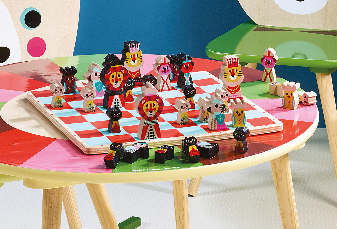 Juego de Ajedrez para niños, un clasico que nunca pasa de moda - Vilac VI7721 - 32 Piezas