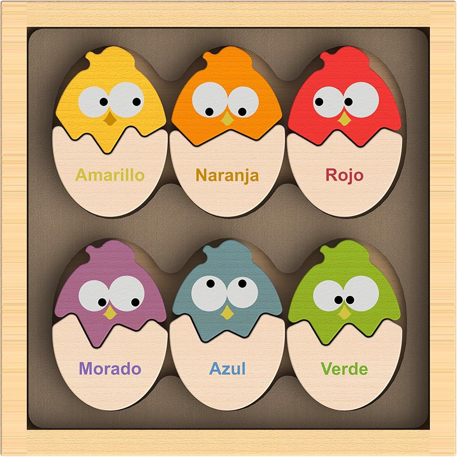 Huevos de colores - los colores en ingles y español - beginagain