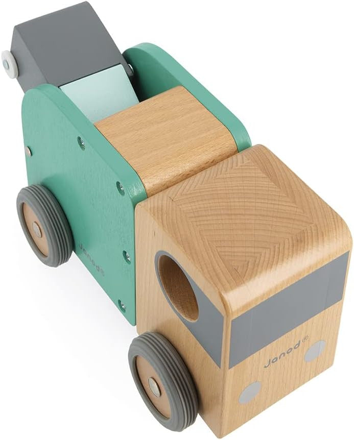 Camión de Basura de Madera - Bolid - Janod J04633