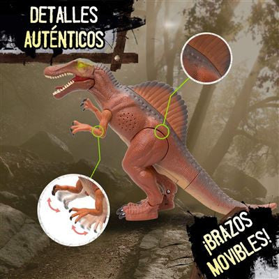 Dinosaurio con Movimientos y Sonidos Reales - Spinnosaurus - Worldbrands