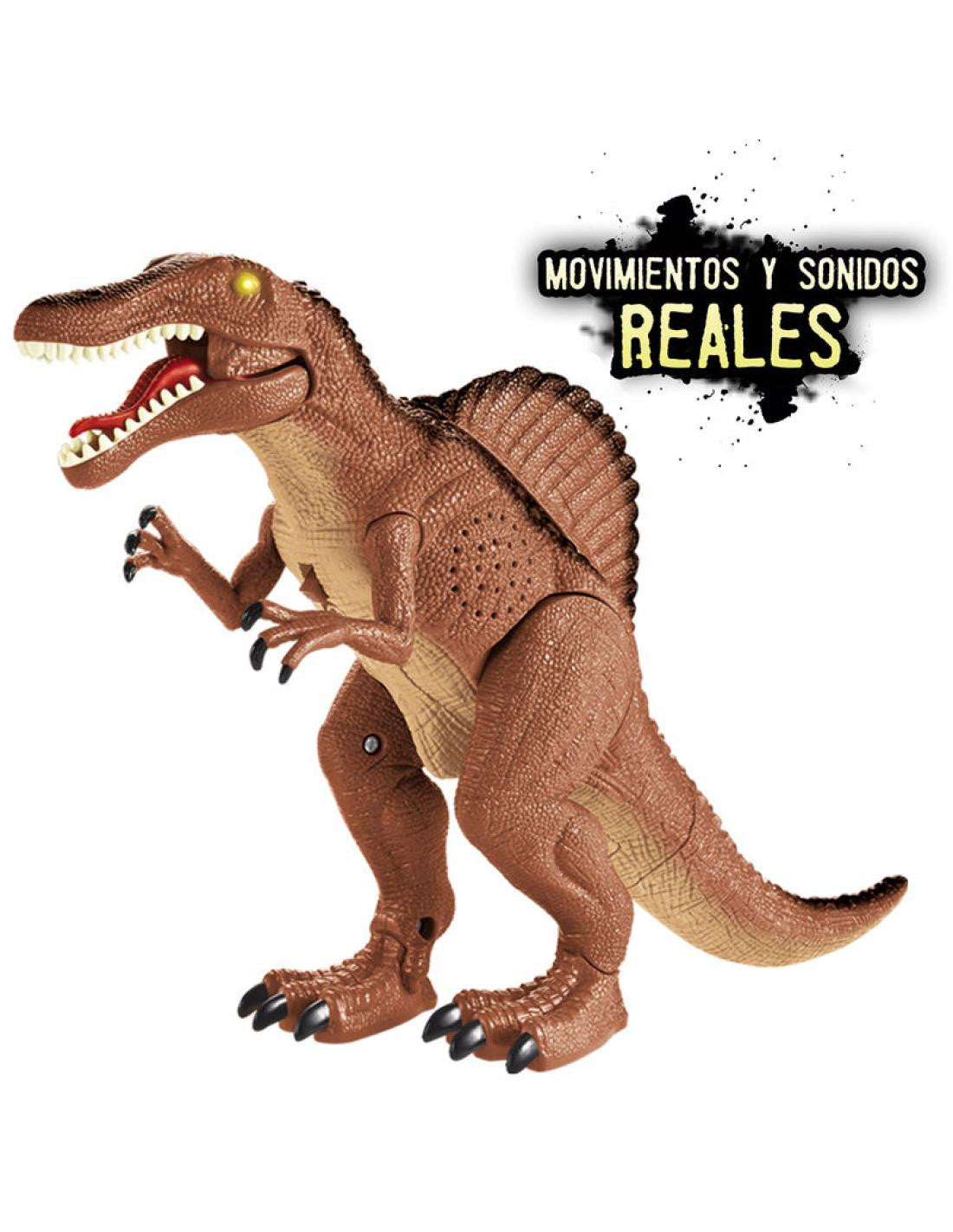 Dinosaurio con Movimientos y Sonidos Reales - Spinnosaurus - Worldbrands