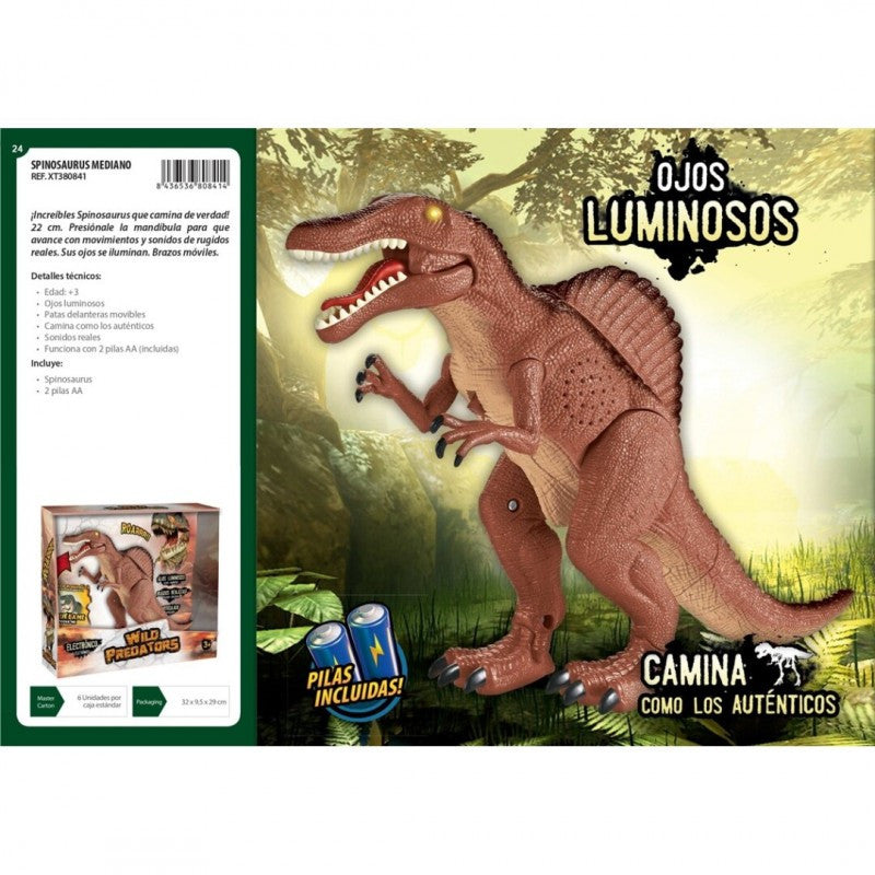 Dinosaurio con Movimientos y Sonidos Reales - Spinnosaurus - Worldbrands
