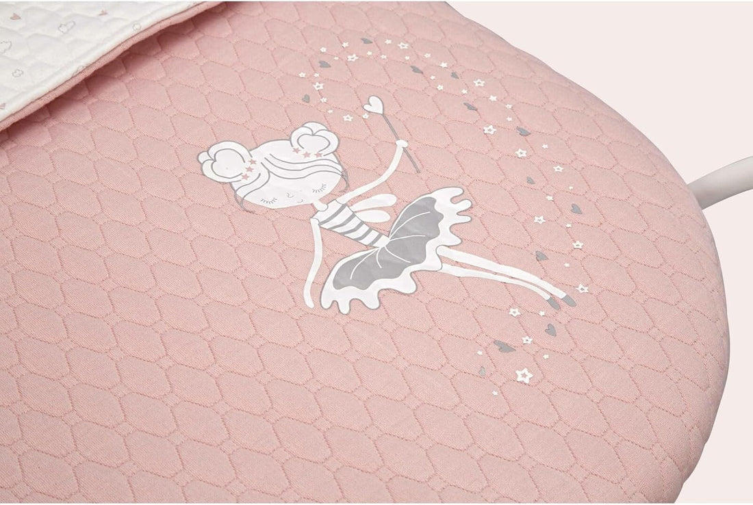 Carricoche con capota Universe rosa Muñecas Arias con bolso a juego 42x72x93 cm
