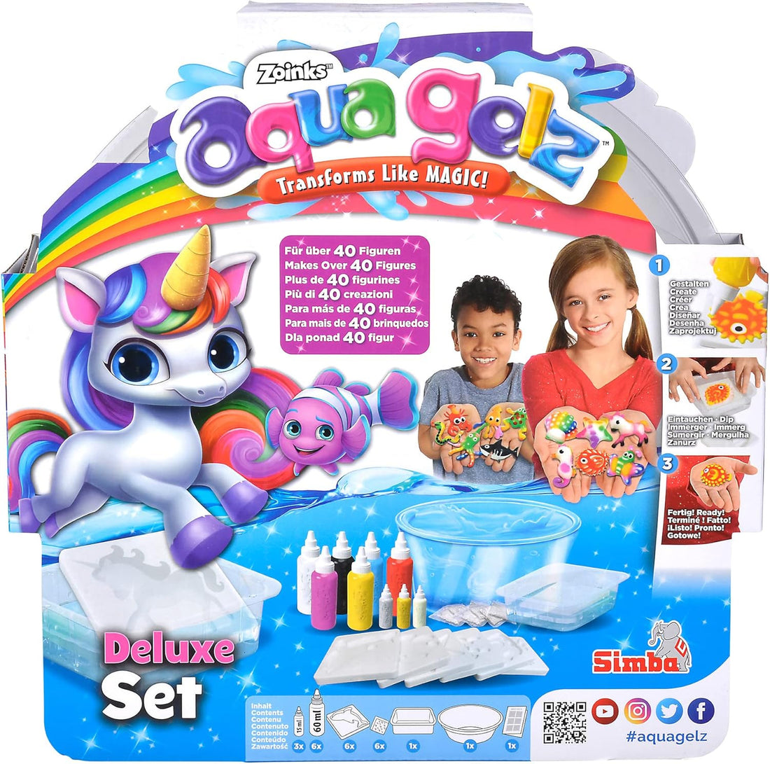 Aqua gelz deluxe set, crea figuras en 3D,juego de imaginacion - Simba 106322563
