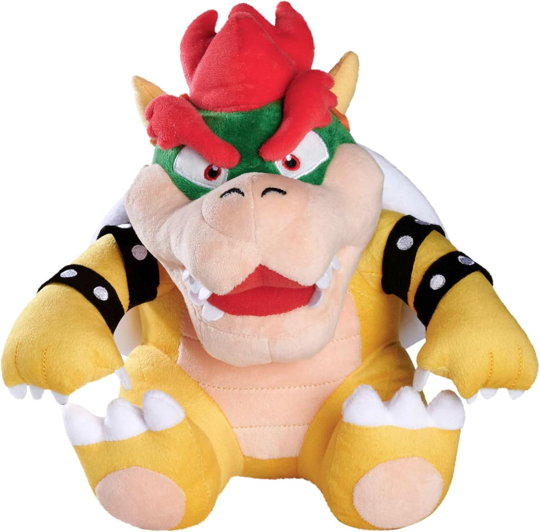 Peluche bowser 30 cm, super mario, original - simba 109231532