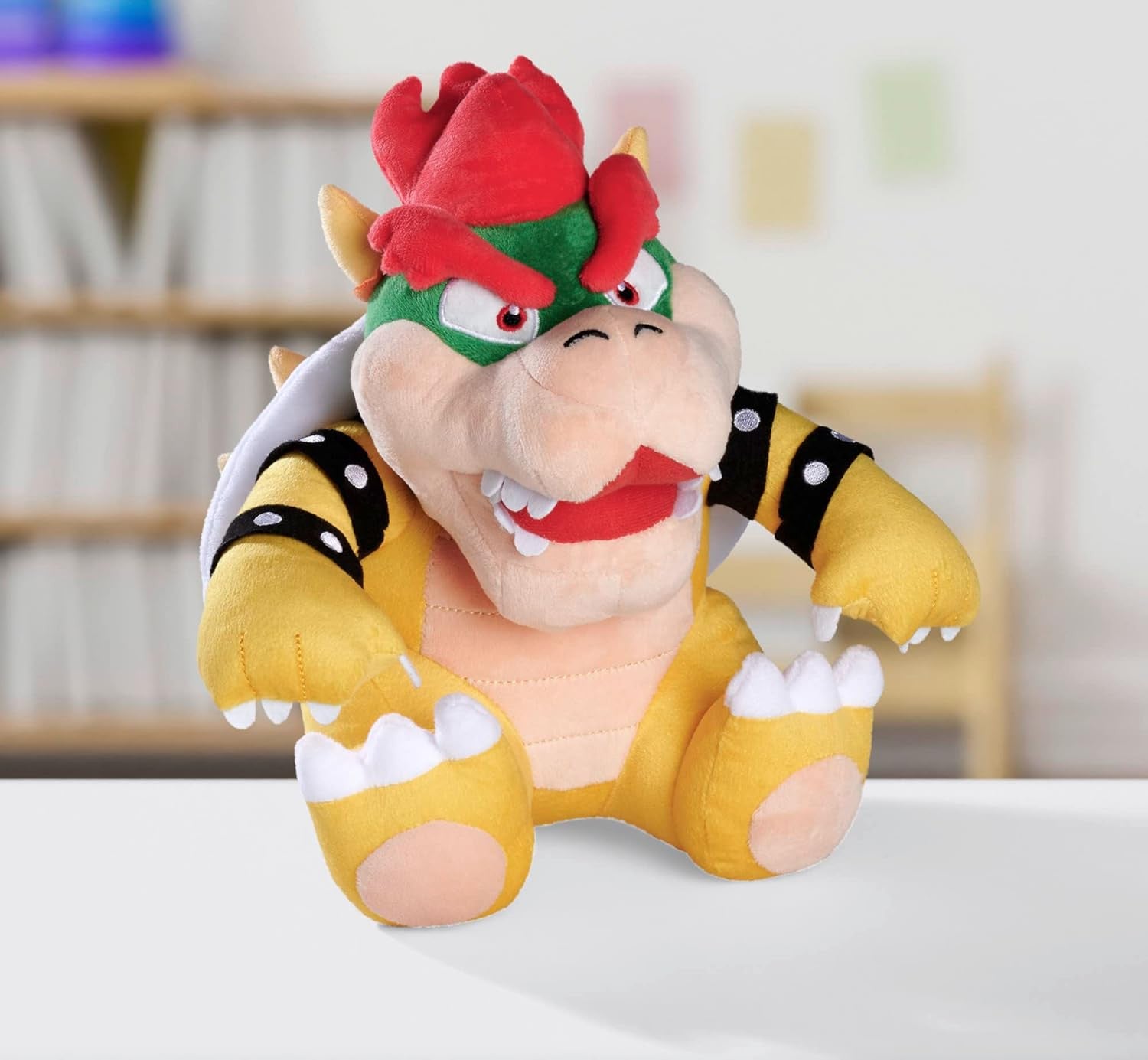 Peluche bowser 30 cm, super mario, original - simba 109231532