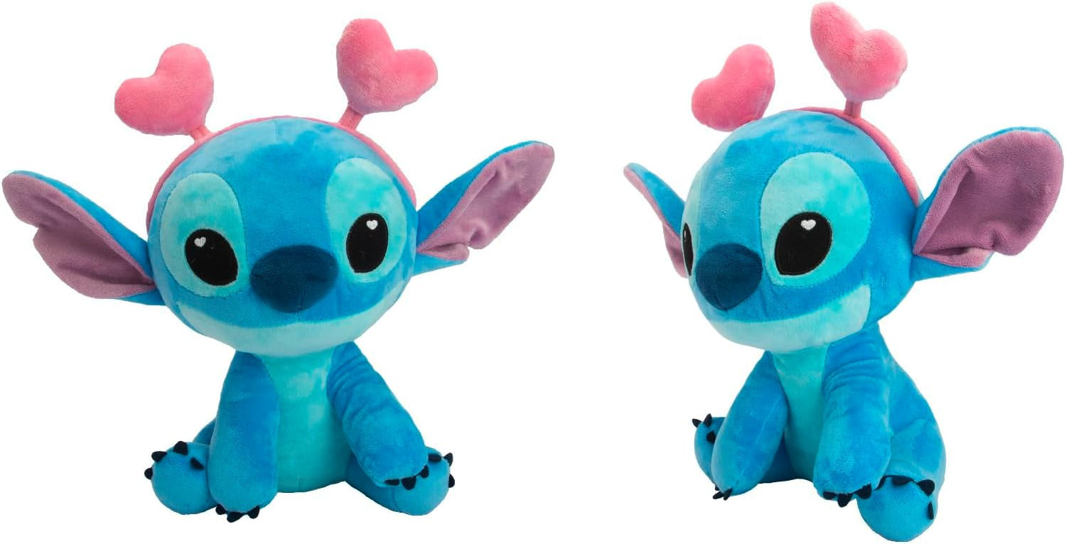 Peluche stitch con corazones 25 cm - simba