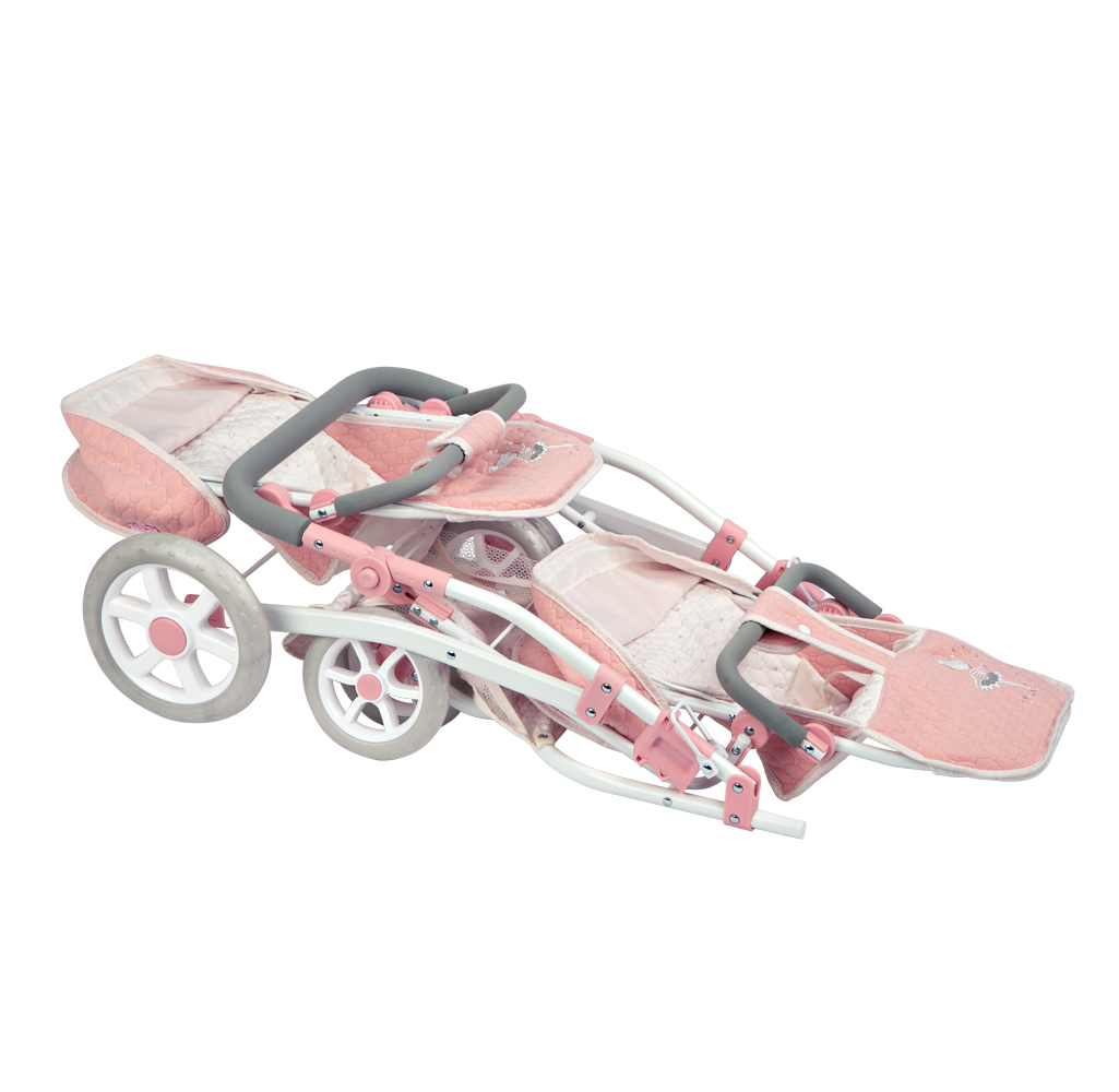 Coche gemelar Universe con bolso 45x70x73 cm (Altura manillar: 47-77 cm)-Arias 40854