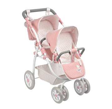 Coche gemelar Universe con bolso 45x70x73 cm (Altura manillar: 47-77 cm)-Arias 40854