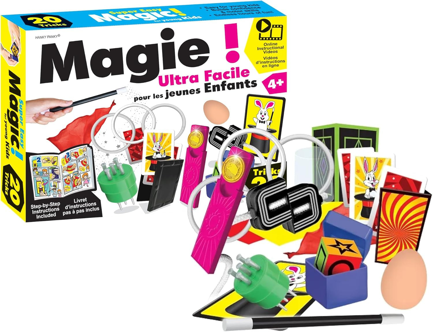 Juego de Magia Super Easy Magic 20 Trucos - Hanky Panky