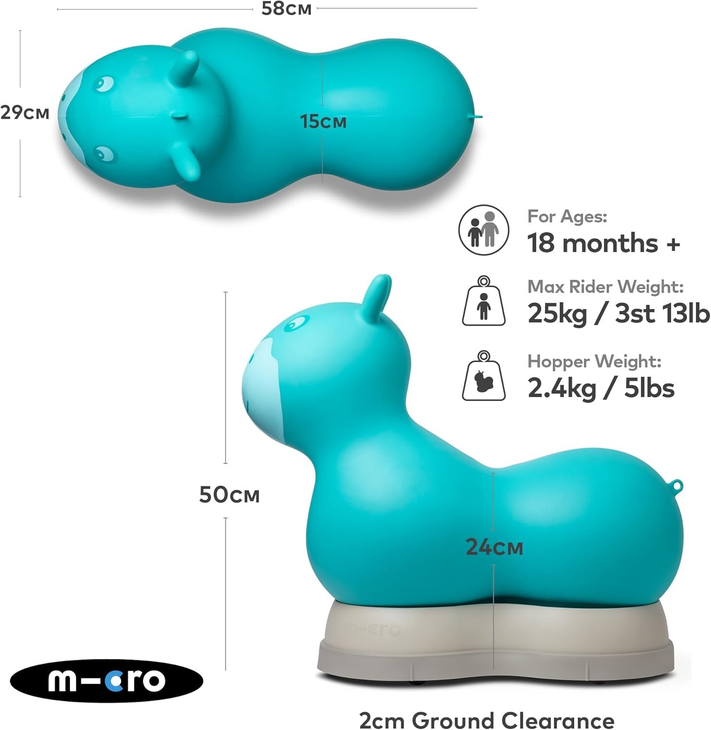 Air Hopper II Jumper and ride-on - MicroHP0007 