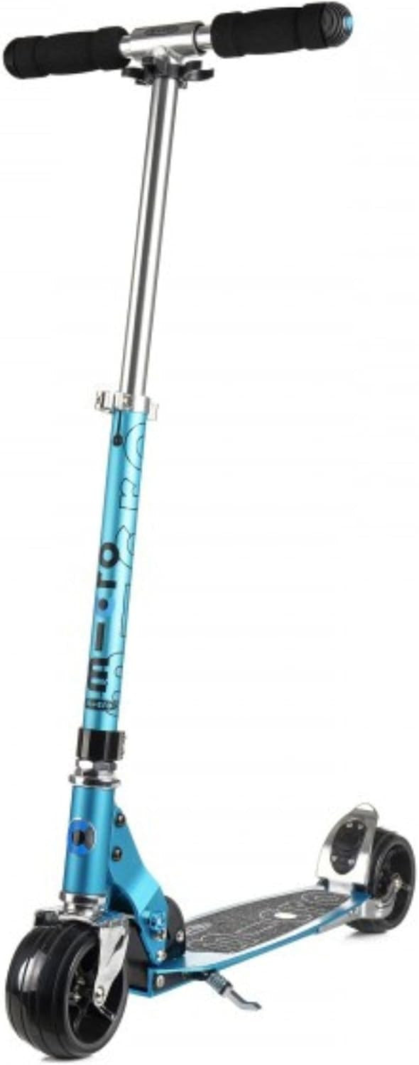 Patinete adulto rocket azul, aluminio 2 ruedas anchas, plegable, peso 3,85kg, carga máx 100kg, altura 66-96cm- micro sa143