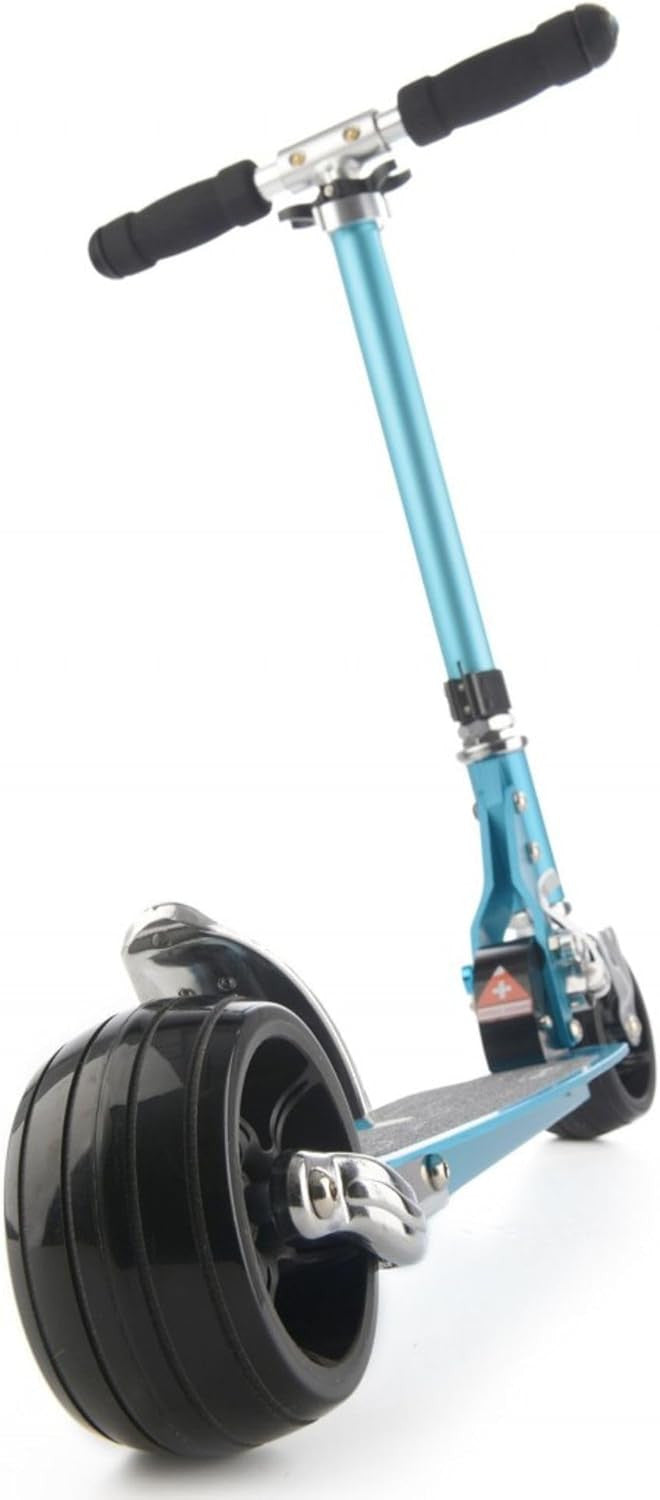 Patinete adulto rocket azul, aluminio 2 ruedas anchas, plegable, peso 3,85kg, carga máx 100kg, altura 66-96cm- micro sa143