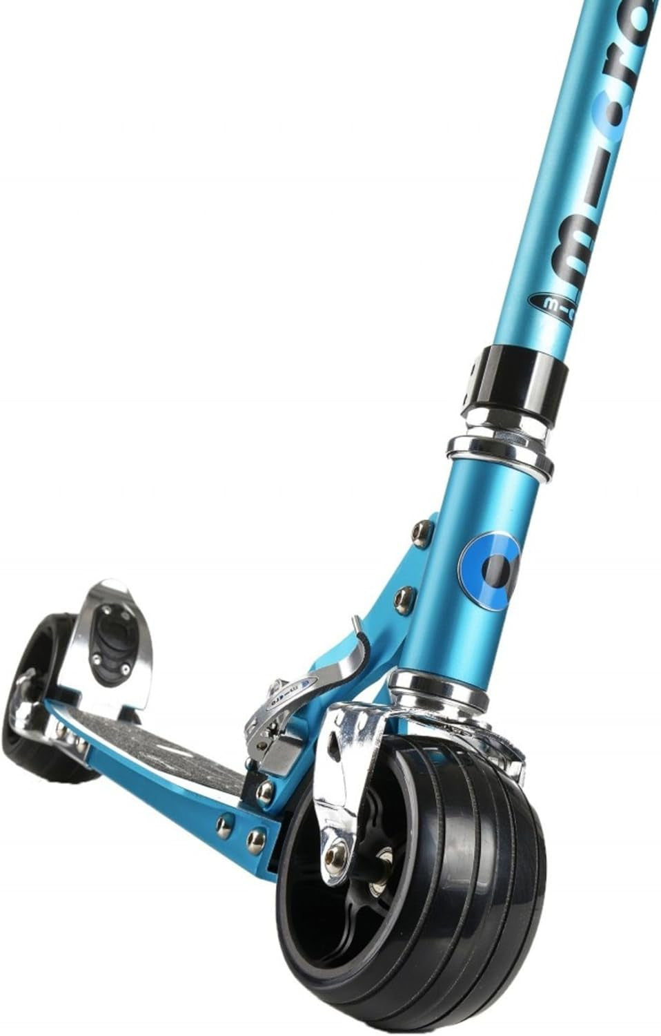 Patinete adulto rocket azul, aluminio 2 ruedas anchas, plegable, peso 3,85kg, carga máx 100kg, altura 66-96cm- micro sa143