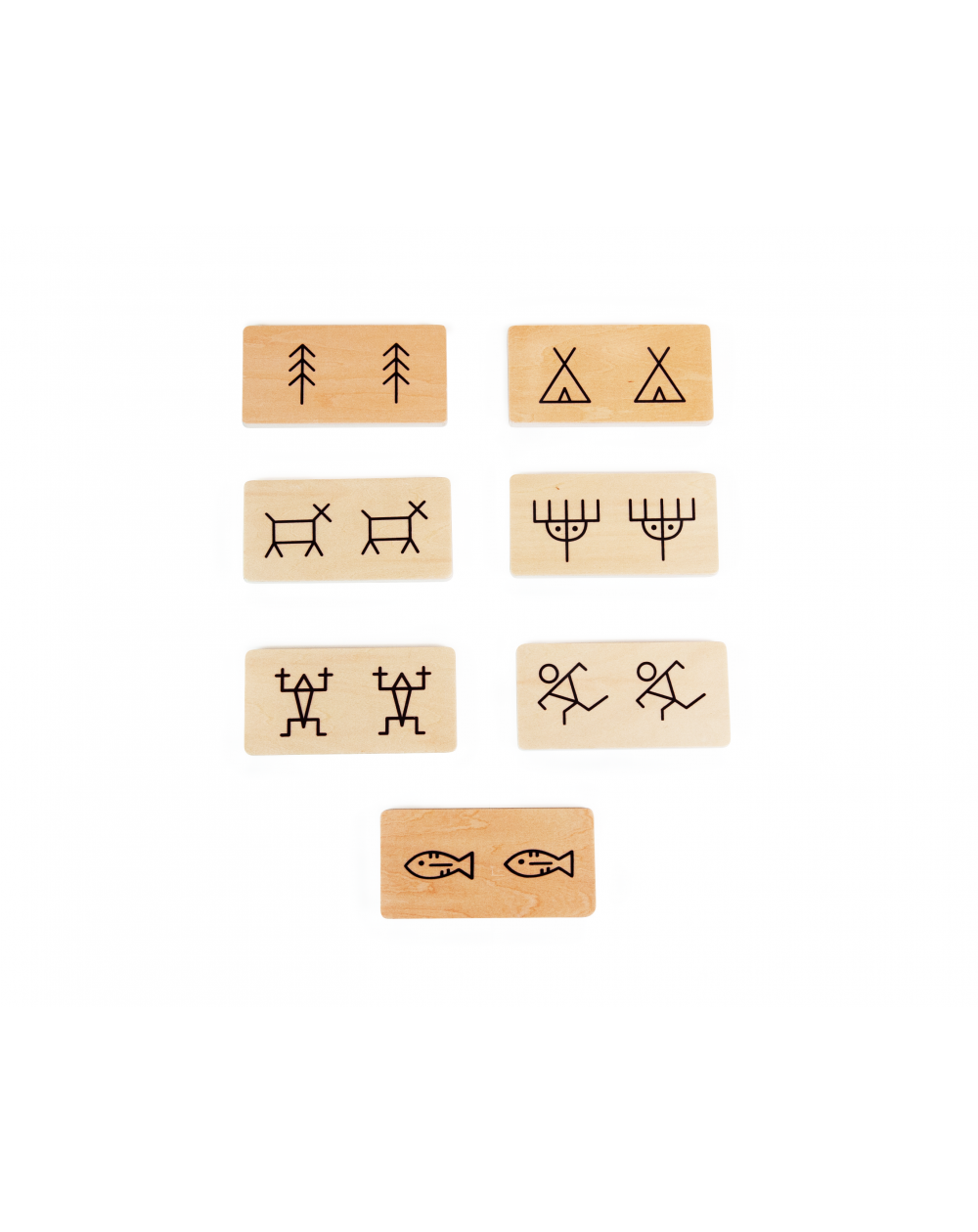 "Ancient Domino de madera clásico: diversión sin límites con Andreu Toys 16496"