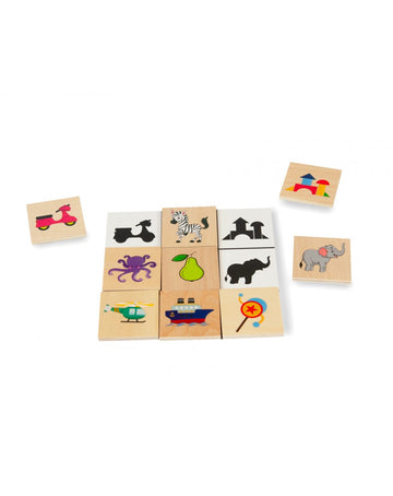 Picture matching / haz coincidir las imagenes / juego de asociación madera / sombras- edukalu jpc0718