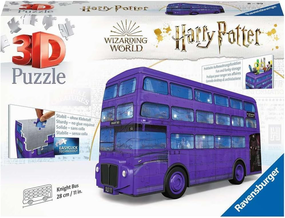 Puzzle 3D Harry Potter Knight Bus Challenger + 8 años - Ravensburger