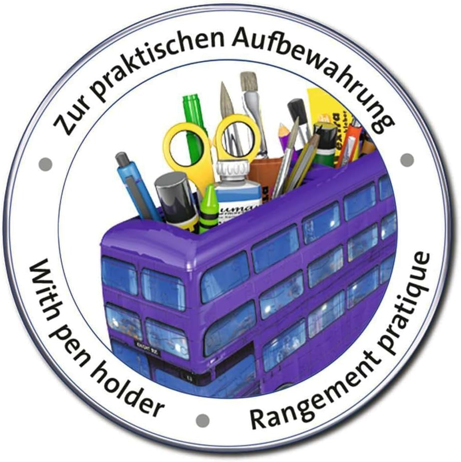 Puzzle 3D Harry Potter Knight Bus Challenger + 8 años - Ravensburger