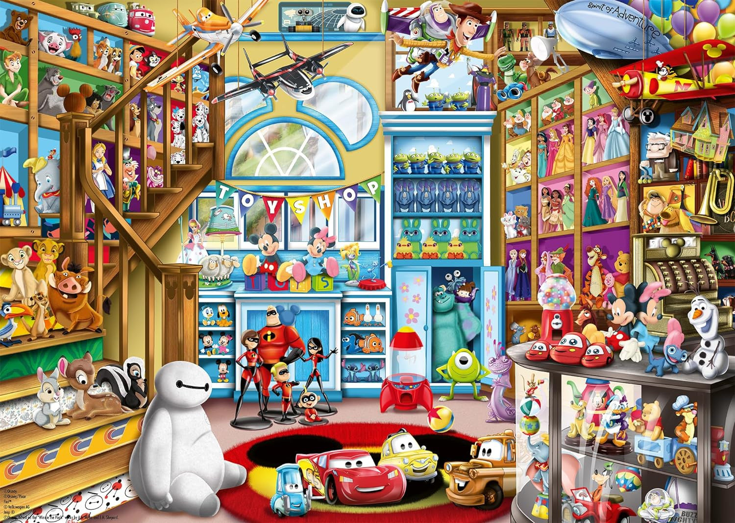 Puzzle Disney Pixar Toy Store - 100 Piezas - Ravensburger
