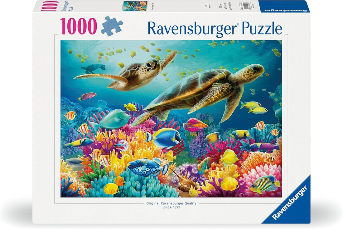 Puzzle Mundo submarino Tortugas - 1000 Piezas - Ravensburger