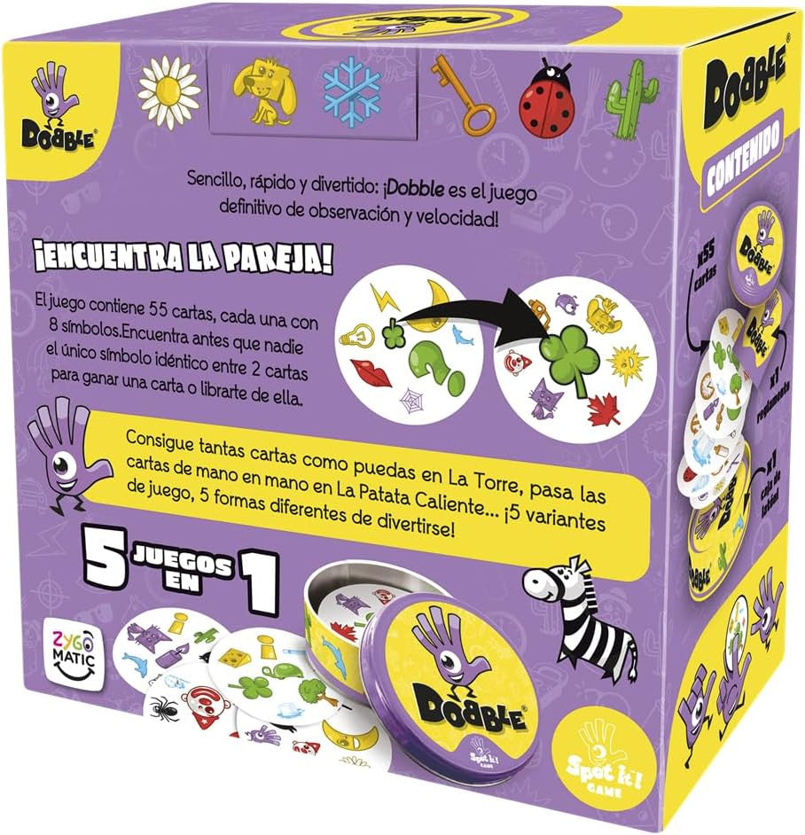 Juego de Cartas Dobble - Encuentra La Pareja