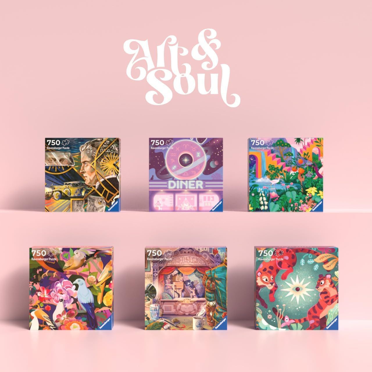 Puzzle Festival de Flores - Art&Soul - 750 Piezas - Ravensburger
