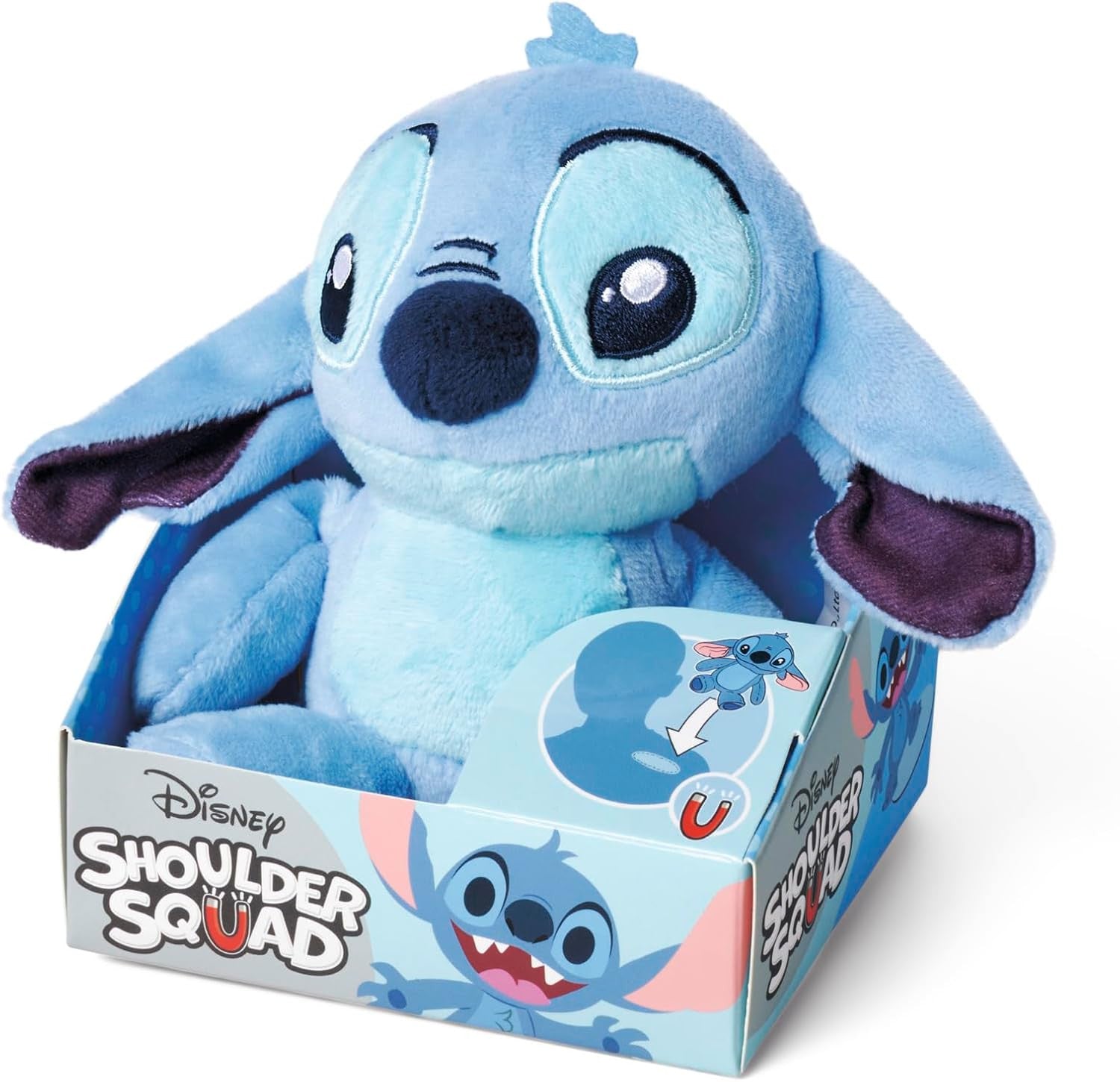 Stich -Peluche Disney para el hombro 12 cm - Simba