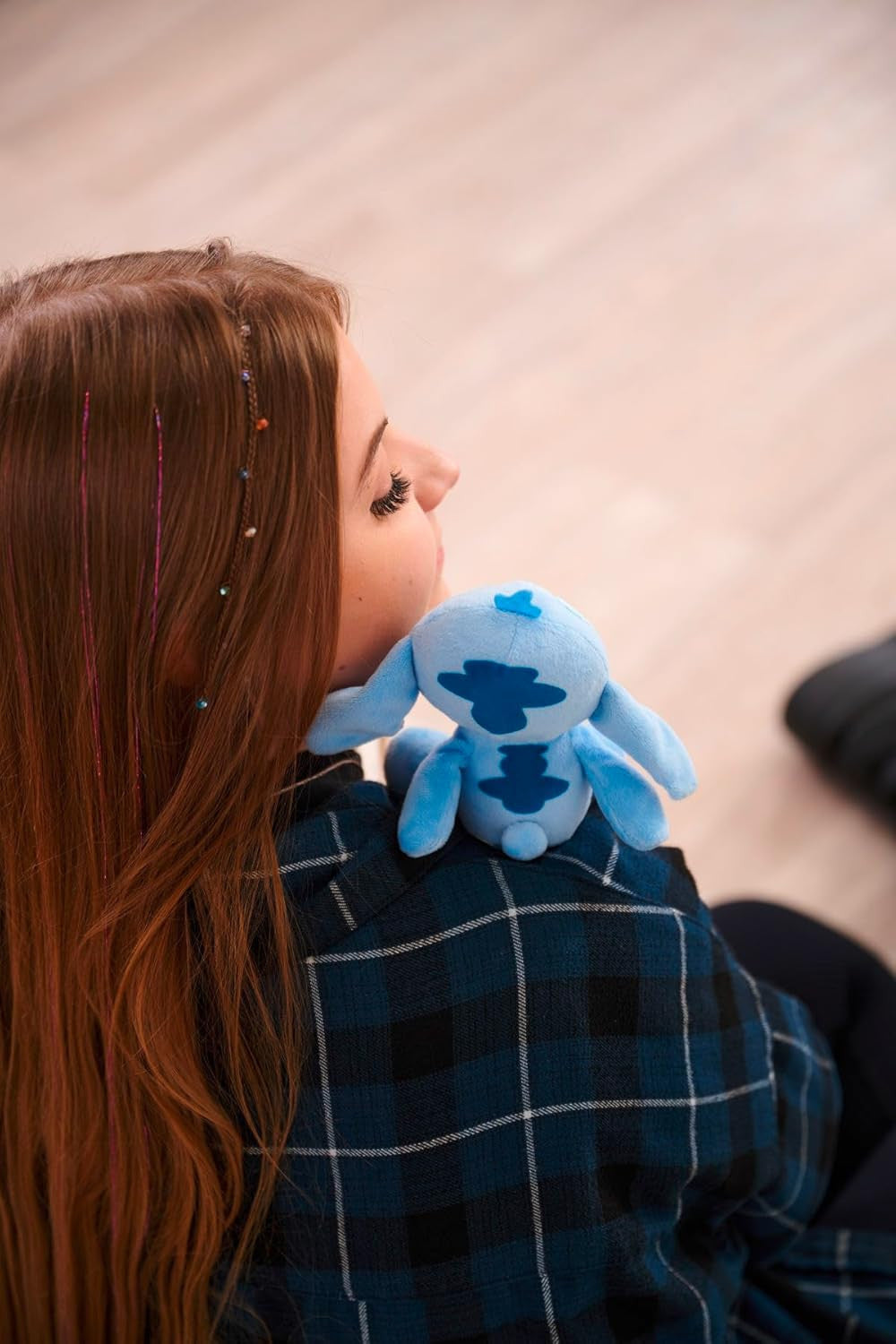 Stich -Peluche Disney para el hombro 12 cm - Simba