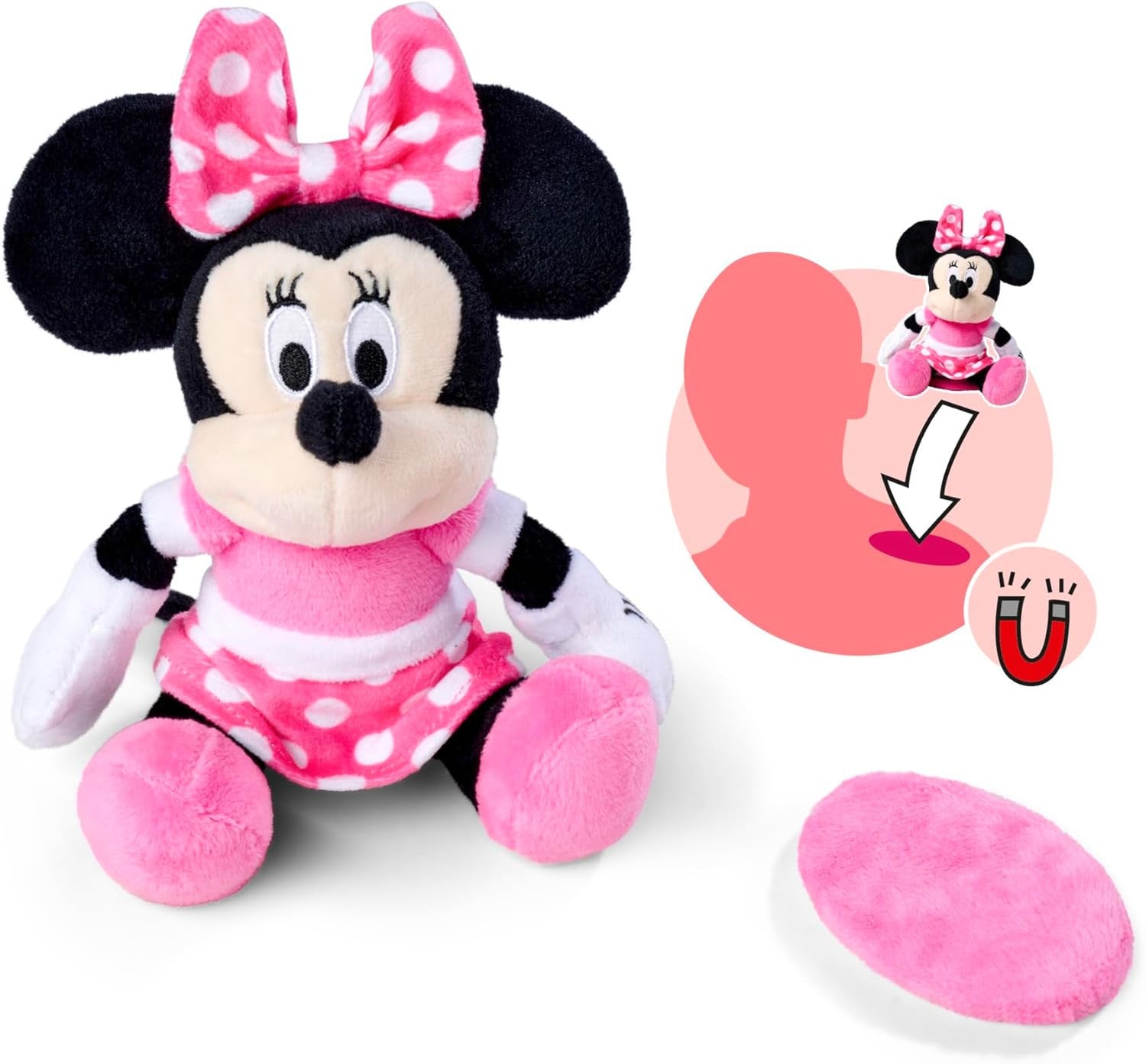 Minnie Mouse - Disney Peluche para hombre 12 cm - Simba