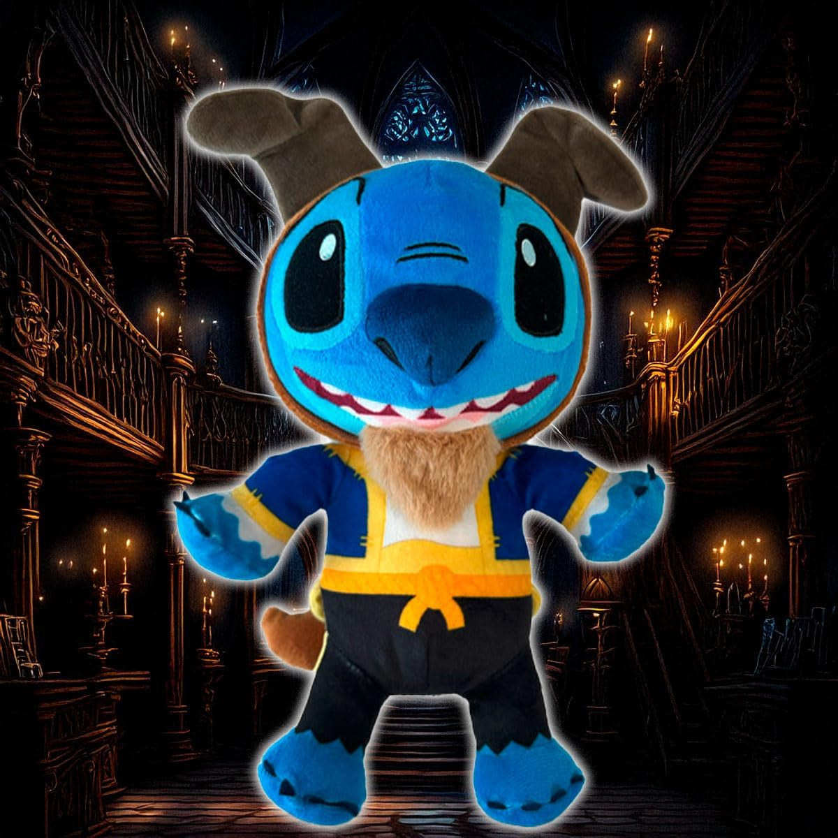 Peluche Stich disfraz La Bestia 25 cm - Simba