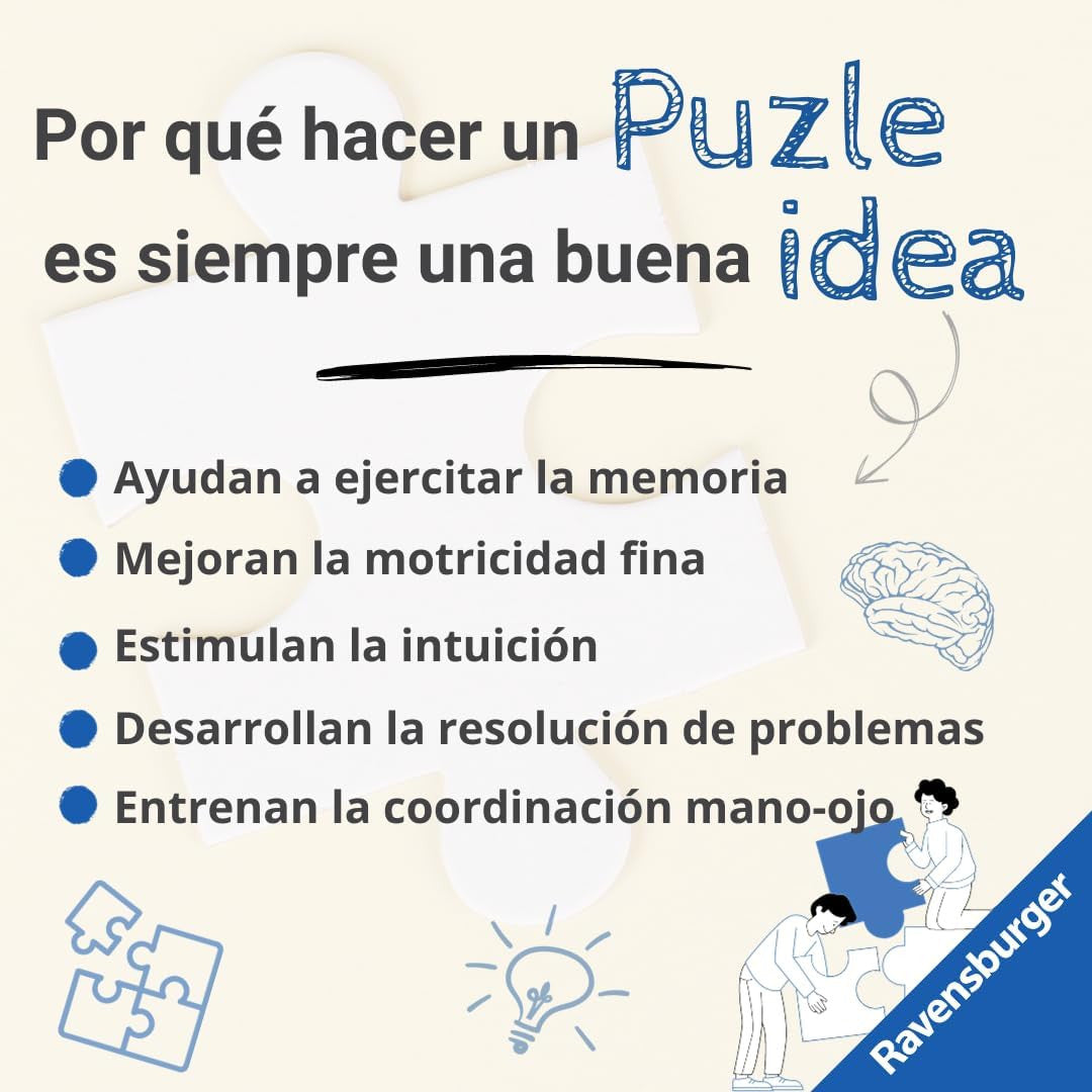 Puzzle animales en el espacio 2 x 12 piezas - ravensburger