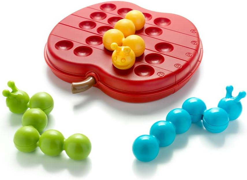Juego de Lógica y Percepción Visual - Orugas Comilonas - Ludilo