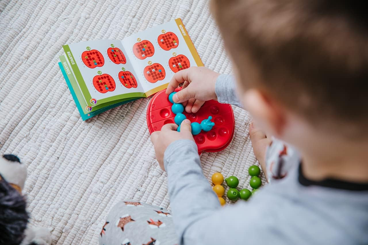 Juego de Lógica y Percepción Visual - Orugas Comilonas - Ludilo