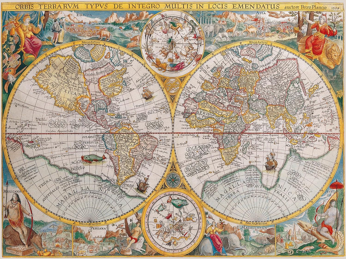 Puzzle Mapa Mundi 1500 piezas - Ravensburger
